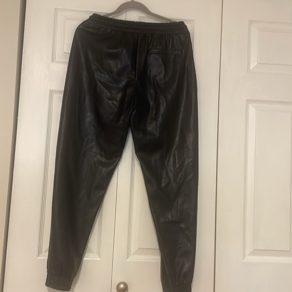 BAGATELLE COLLECTION Black Faux Leather High Waist. Size Medium. Used once - Picture 4 of 9